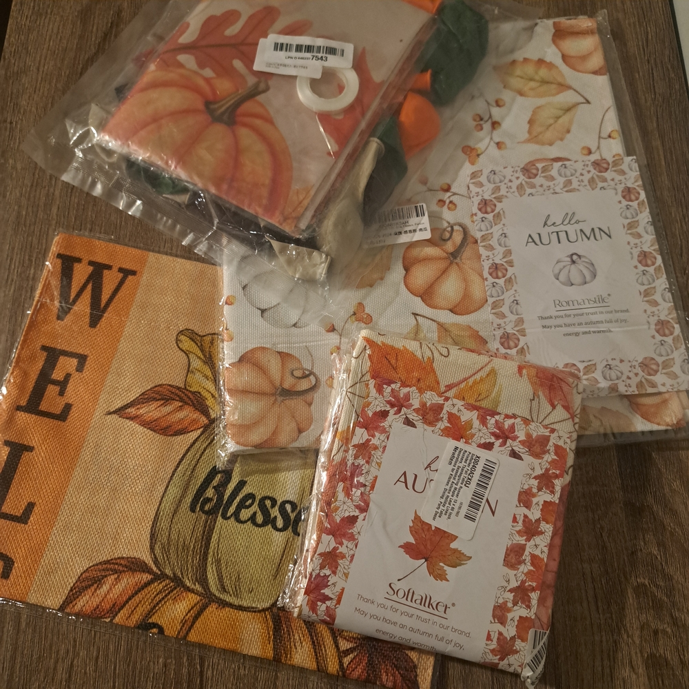 Autumn Pumpkin Decorative Fall Items